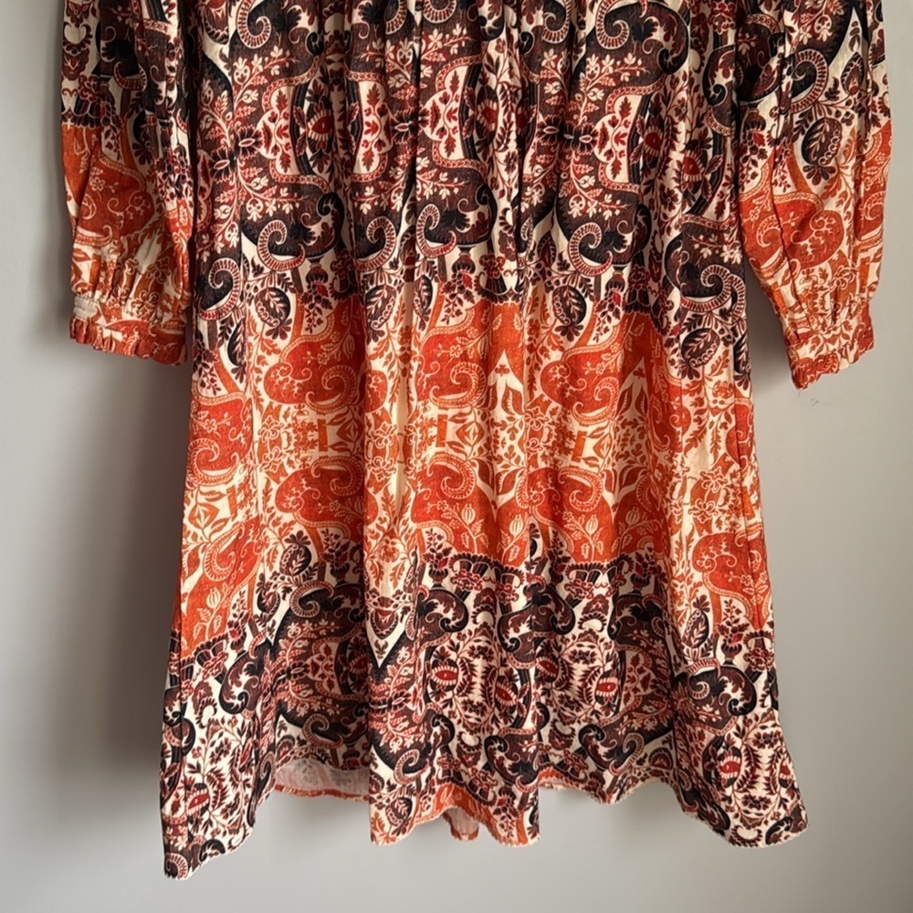 Anthropologie Agua Bendita Elayna Midi Dress Small - Picture 7 of 14